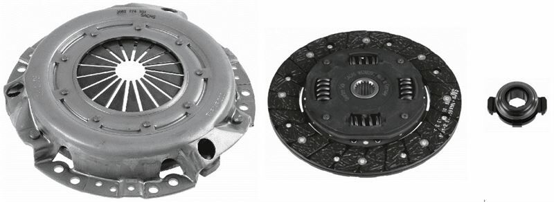 DEBRİYAJ SETİ PARTNER-P205-P306-P405-P406-BERLINGO-XSARA-ZX 1.9 D <98 (XUD9A-MEK-BE3/5)