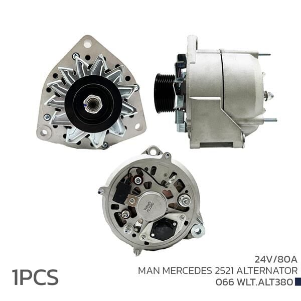 ALTERNATÖR (SARJ DİNAMOSU) 24V 80A MAN MERCEDES 2521