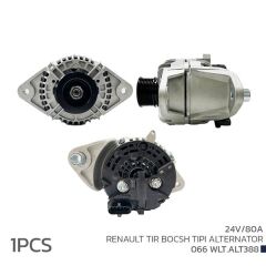 ALTERNATÖR (SARJ DİNAMOSU) 24V 80A RENAULT TIR BOSCH TIPI