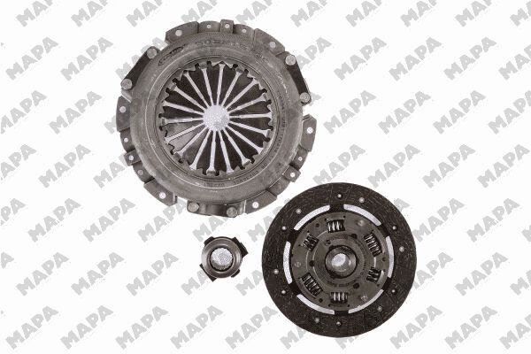 DEBRİYAJ SETİ (BASKI+DİSK+RULMAN) RENAULT MEGANE I 96> SCENIC 96> 1.6 16V  (K4M 700-K4M 704 MEK-JB3)