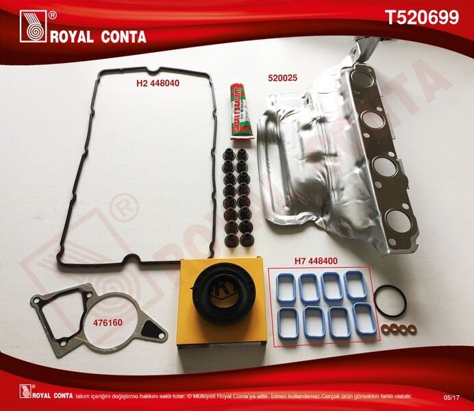MOTOR ÜST TAKIM CONTA (SKT KEÇELİ&S.LASTİKLİ (SKCSİZ) TRANSIT V.347 2.2 06> 11 BOXER-JUMPER-DUCATO 2.2HDI 06>