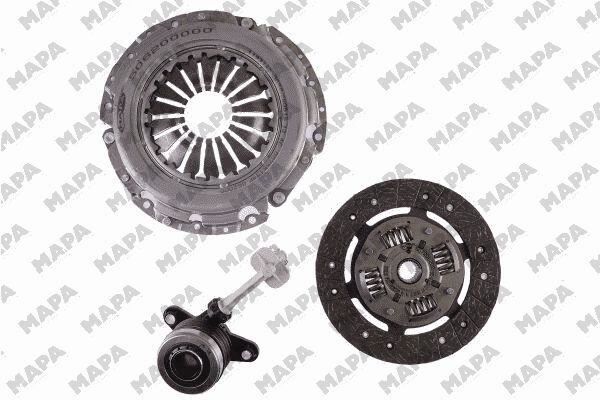 DEBRİYAJ SETİ (HİDR.RULMANLI) CLIO III 1.4 i 16V-KNG 1.6 i-1.6 i 16V-MGN II 1.4 i 16V