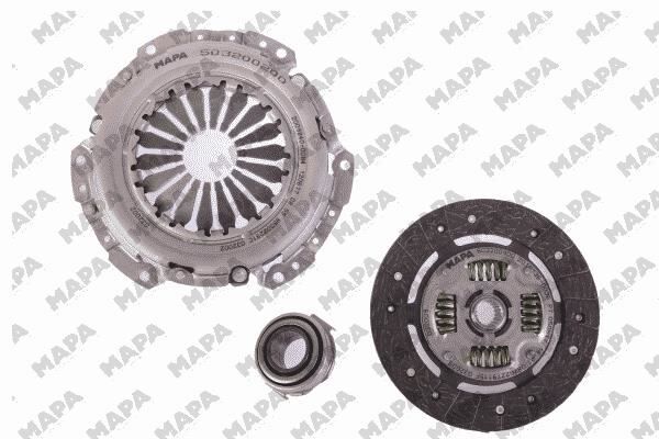 DEBRİYAJ SETİ HONDA CIVIC IV 1.3-1.4L  (87-91) CIVIC II 1.4İ 16V-1.5İ 16V (88-92) (D14A1)