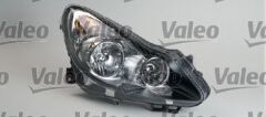SAĞ FAR (SİYAH/KROM) OPEL CORSA D 06>14 (ELEKTRİKLİ HALOJEN) (H7+H1 TANIM: EH SPORT+OPC 111.YIL)  (ADAPTİF HARİÇ) (MOTORLU)