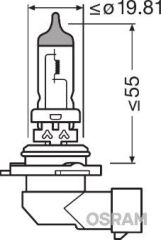 AMPUL 12V HB4 51W 9006 NIGHT BREAKER LASER % 150 GÜÇLÜ % 20 BEYAZ IŞIK