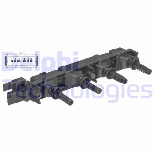 ATEŞLEME BOBİNİ P206 2.0RC C4 2.0 C8 2.2 P307-2.0 P406 2.2 P407 1.8 2.2 (04-10) P607 2.2 P807 2.2