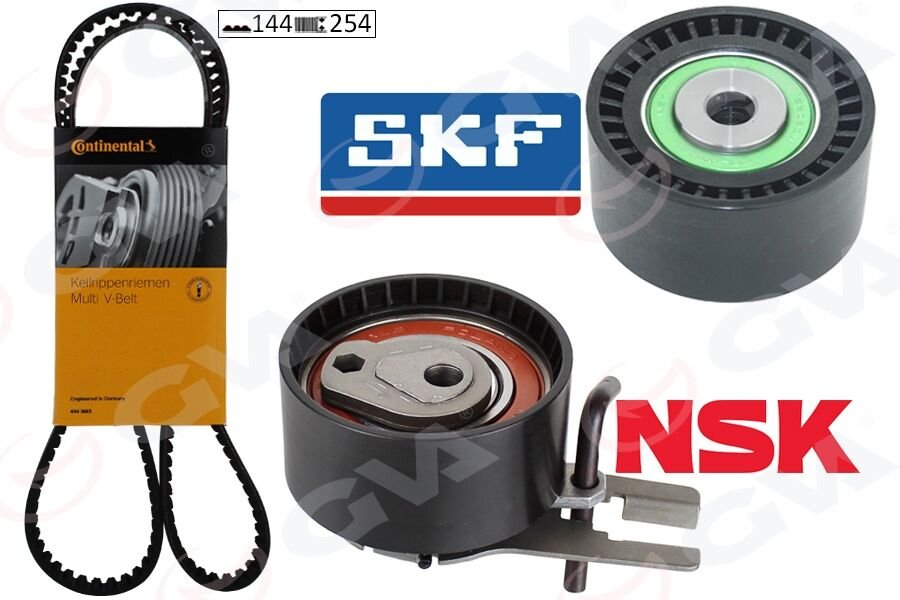 EKSANTRİK GERGİ KİTİ (144 DİŞ EURO4) P206-P307-C1-C2-C3-NEMO-BIPPER-FIESTA 02> 1.4 HDI-TDCI