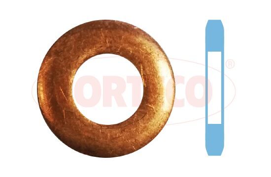 CONTA HALKASI. NOZUL TUTUCU RI_MET 7.30 15.00 1.96 COP 4 Seal Ring. nozzle holder