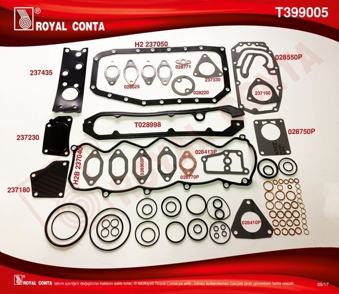 MOTOR TAKIM CONTA SKC`SİZ DUCATO 2.8 D (98-02)