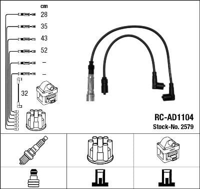 RC-AD1104 ATEŞLEME KABLOSU