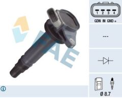 ATESLEME BOBINI TERIOS 1.3 K3 VE 2001>SIRION 1.3 K3 VE 2006>MATERIA 1.5 2007>