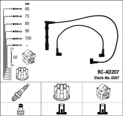 RC-AD207 ATEŞLEME KABLOSU