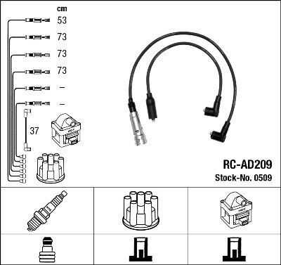RC-AD209 ATEŞLEME KABLOSU