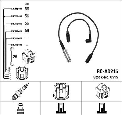 RC-AD215 ATEŞLEME KABLOSU