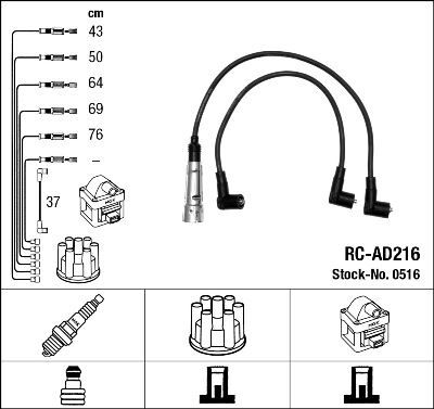 RC-AD216 ATEŞLEME KABLOSU