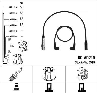 RC-AD219 ATEŞLEME KABLOSU