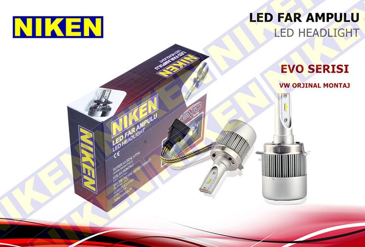 AMPÜL 12V H7 LED XENON SET VW JETTA ORJ.MONTAJ (EVO SERİSİ)