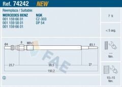 KIZDIRMA BUJISI MERCEDES OM640 OM642 OM651 W176 W204 W205 C218 W211 W212 W164 W221 W639 W447 B906