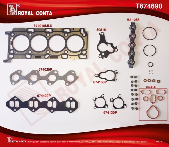 ÜST TAKIM CONTA SKC`Lİ SUBAP LASTİKLİ MASTER III 2.3 DCİ 11=> MOVANO 2.3 CDTİ 10=>(M9T)