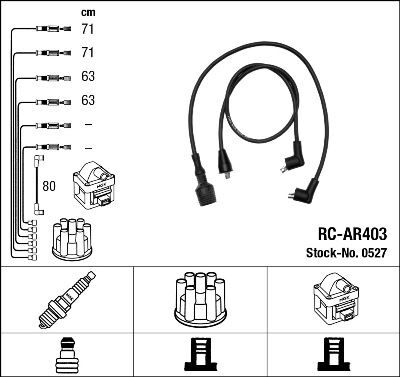 RC-AR403 ATEŞLEME KABLOSU