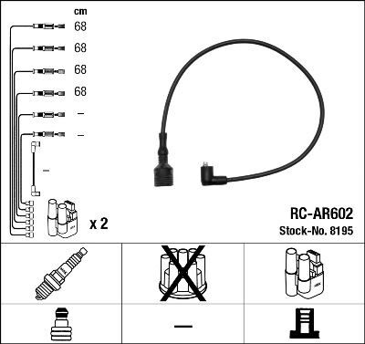 RC-AR602 ATEŞLEME KABLOSU