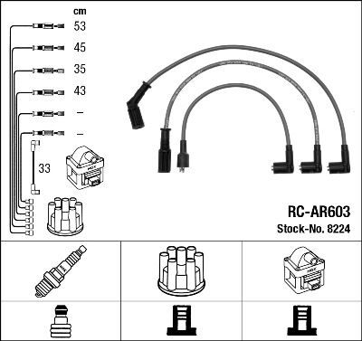 RC-AR603 ATEŞLEME KABLOSU