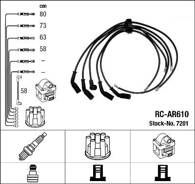 RC-AR610 ATEŞLEME KABLOSU