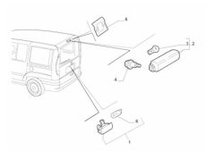 ARKA PLAKA LAMBASI DOBLO I-II-FIORINO-BIPPER-NEMO (İKİ KAPI) (DUYLU+AMPÜLLÜ) (ORJ.)