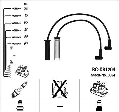 RC-CR1204 ATEŞLEME KABLOSU