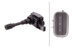 ATEŞLEME BOBİNİ SUZUKI ALTO 1,1L F10D 02->/ JIMNY 1,3L M13A 01-> / SWIFT 1,3 1,5L M13A M15A 05-> / SX4 1,5L M15A 06->