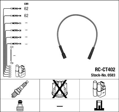 RC-CT402 ATEŞLEME KABLOSU