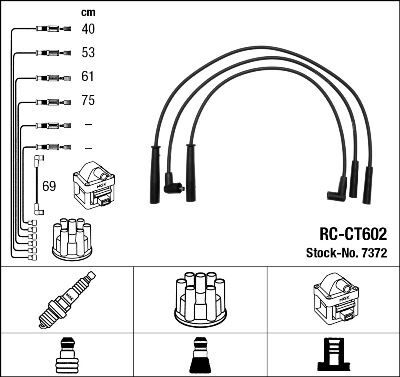 RC-CT602 ATEŞLEME KABLOSU