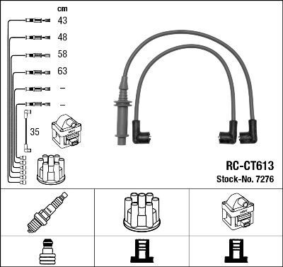 RC-CT613 ATEŞLEME KABLOSU