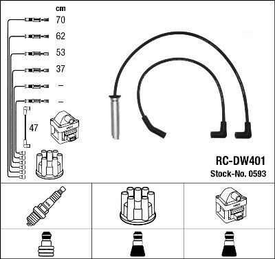 RC-DW401 ATEŞLEME KABLOSU