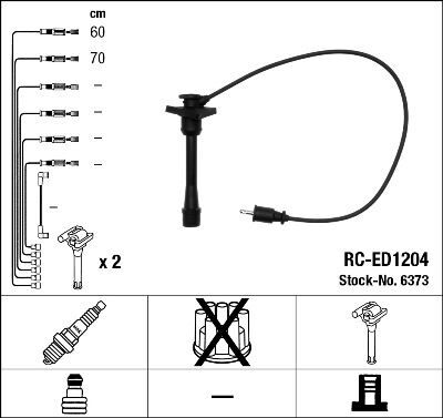 RC-ED1204 ATEŞLEME KABLOSU