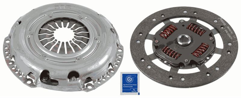 DEBRIYAJ SETI FIESTA V 01=>08 FUSION 01=>12 1.6 ZETEC S 16V EFI 100PS (RULMANSIZ)