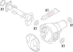 CONTA SETİ. DİFERANSİYEL KIT Gasket Set. differential