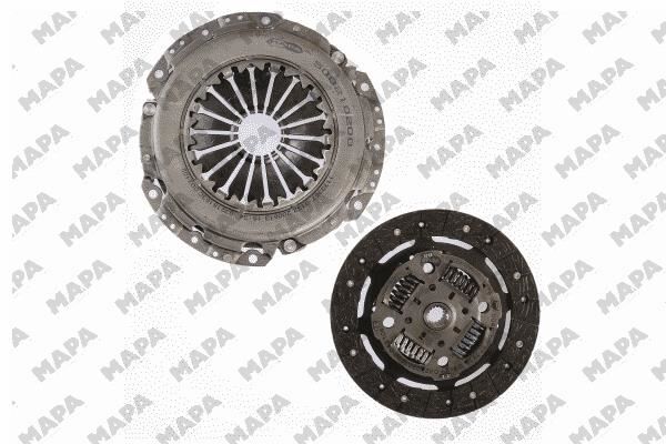 DEBRIYAJ SETI FIESTA V 01>08 FUSION 01>12 1.6 ZETEC S 16V EFI 100PS (RULMANSIZ)