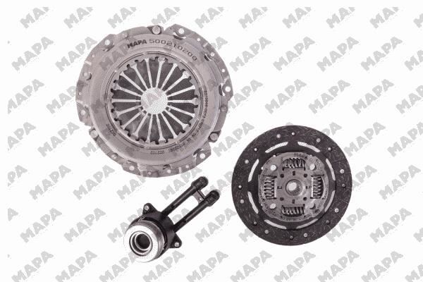 DEBRIYAJ SETI FIESTA V 01>08 FUSION 01>12 1.6 ZETEC S 16V EFI 100PS RULMANLI