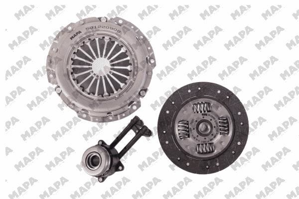 DEBRIYAJ SETI FIESTA V FUSION 1.4TDCI 01>12 MAZDA II 1.4D 03 > RULMANLI