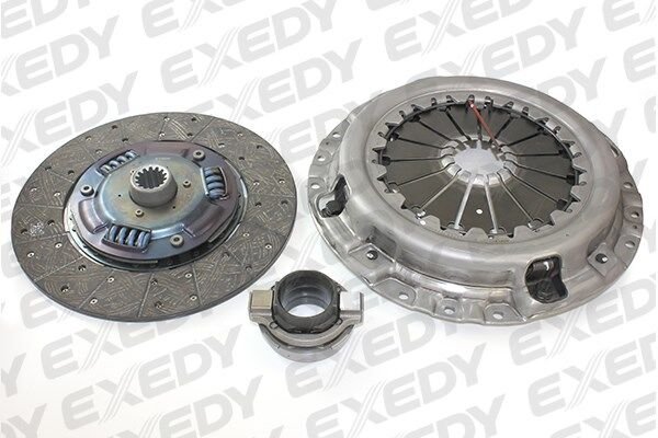 DEBRİYAJ SETİ (BASKI+DİSK+BİLYA) ISUZU NQR KAMYON 5.2L 4HK1 Y.M. 04-10 YÜKSEK GÖBEKLİ DİSK