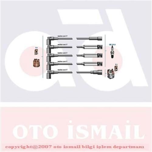BUJİ KABLO TAKIMI (METAL TÜPLÜ) OPEL VECTRA A-OMEGA A-FRONTERA A-CALIBRA A 1.8-2.0 ie 8V (88>95)