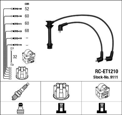 RC-ET1210 ATEŞLEME KABLOSU