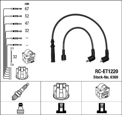 RC-ET1220 ATEŞLEME KABLOSU