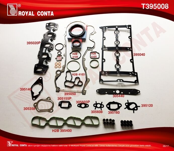 MOTOR TAKIM CONTA  SKC` SİZ DOBLO-CORSA-IDEA-PUNTO-PANDA 1.3 JTD