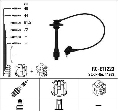 RC-ET1223 ATEŞLEME KABLOSU