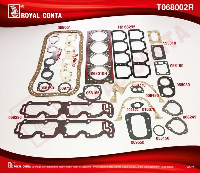 MOTOR TAKIM CONTA (SÜPER) KEÇESİZ TMPR 2.0 (159 A5.046 - 159 A6.046)
