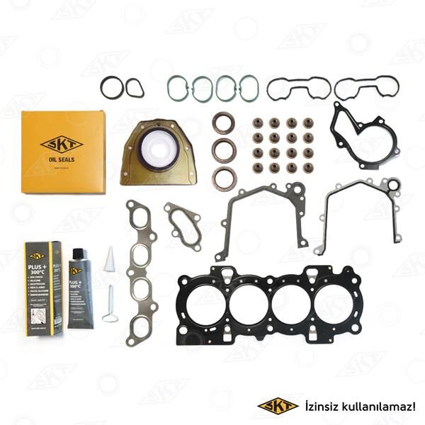 TAM TAKIM CONTA FİESTA. FOCUS. PUMA SİLİNDİR KAPAK CONTALI 1.6 16V ZETEC S 100HP (BENZİNLİ MOTORLAR)