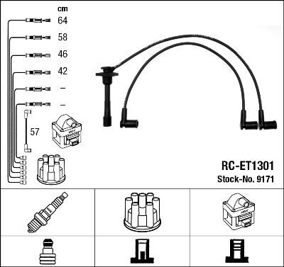 RC-ET1301 ATEŞLEME KABLOSU