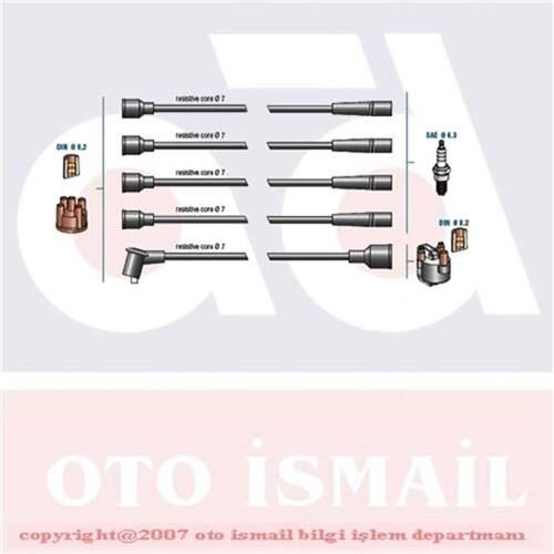 BUJİ KABLO TAKIMI FORD TAUNUS 78> 1.6-2.0